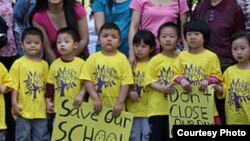United Neighborhood Houses of New York protesting budget cuts that affect disadvantaged children and Head Start school programs. The same services could also be hurt by the sequester. (United Neighborhood Houses of New York )