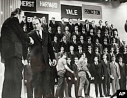 The all-male Yale Glee Club appeared on the Ed Sullivan Show in 1969.