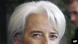 ທ່ານນາງ Christine Lagarde ຫົວໜ້າບໍລິຫານກອງທຶນສາກົນຫລື IMF.