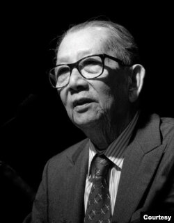 Chân dung cựu Đại sứ Bùi Diễm. (Photo by Ngy Thanh)
