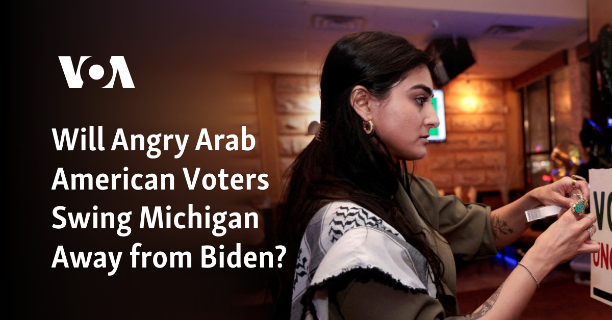 Will Angry Arab American Voters Swing Michigan Away from Biden?