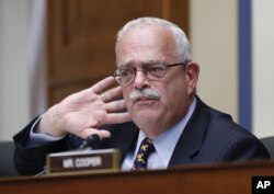 FILE - Rep. Gerry Connolly, D-Va., is pictured during a House oversight committee hearing on Capitol Hill in Washington, Sept. 21, 2016.