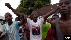 Liesse dans les rues de Monrovia après l’annonce de la victoire de George Weah au second tour de la présidentielle, Liberia, 28 décembre 2017.