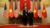 Tổng thống Mỹ Donald Trump và Tổng Bí thư - Chủ tịch nước Nguyễn Phó Trọng tại Hà Nội, ngày 27/2/2019.
