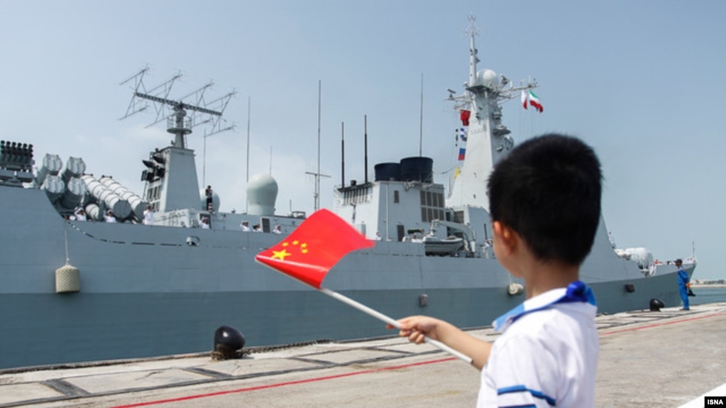 پهلو گرفتن ناوگروه نیروی دریایی چین در بندرعباس - آرشیو