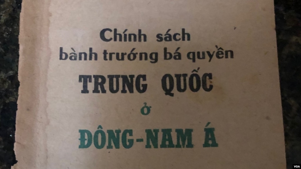 Bìa sách ‘Chính Sách Bành Trướng Bá Quyền TQ ở Đông Nam Á’