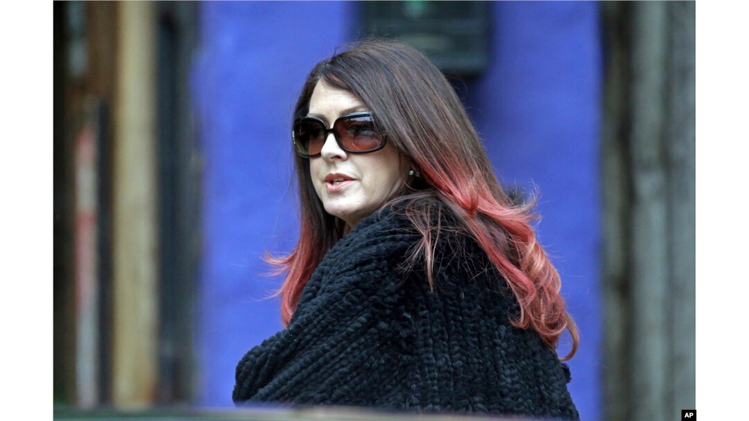 Joely Fisher, Carrie Fisher's half sister, arrives at a memorial service at the homes of Debbie Reynolds and Fisher in Los Angeles, Jan. 5, 2017.