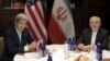 محمدجواد ظریف و جان کری وزیران خارجه ایران و آمریکا در نیویورک- آوریل ۲۰۱۶ 