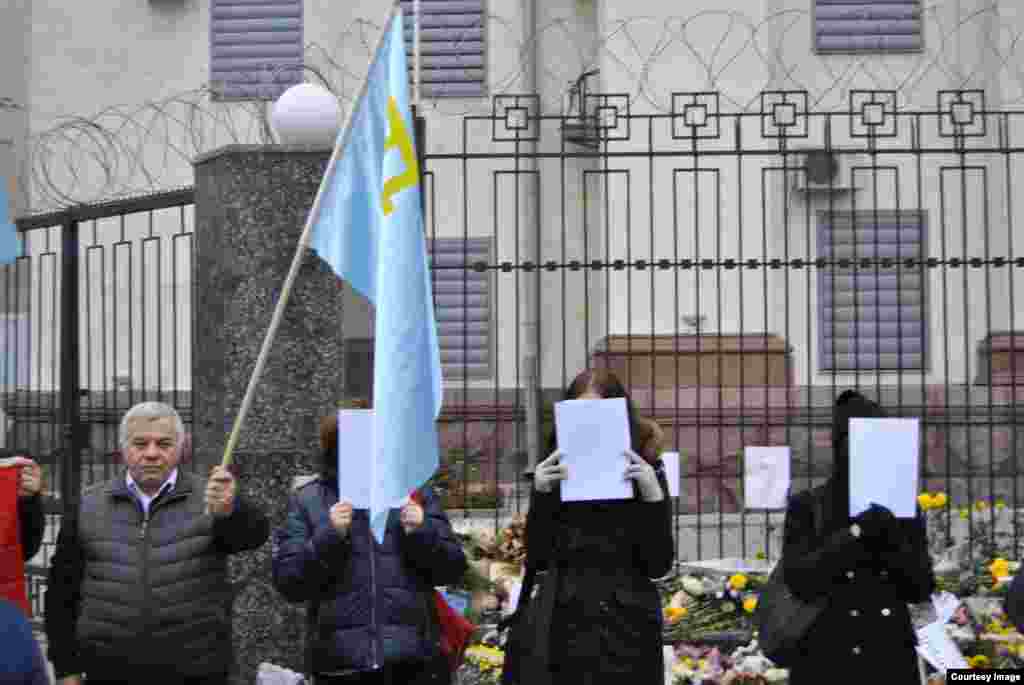 Kiyevda o'tgan Qrim tatarlar namoyishi