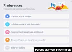 Facebook News Feed Preferences