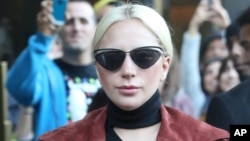 Lady Gaga is seen in New York City.