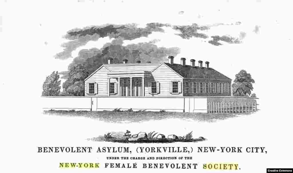 Magdalen Society Asylum, New York City, 1836 