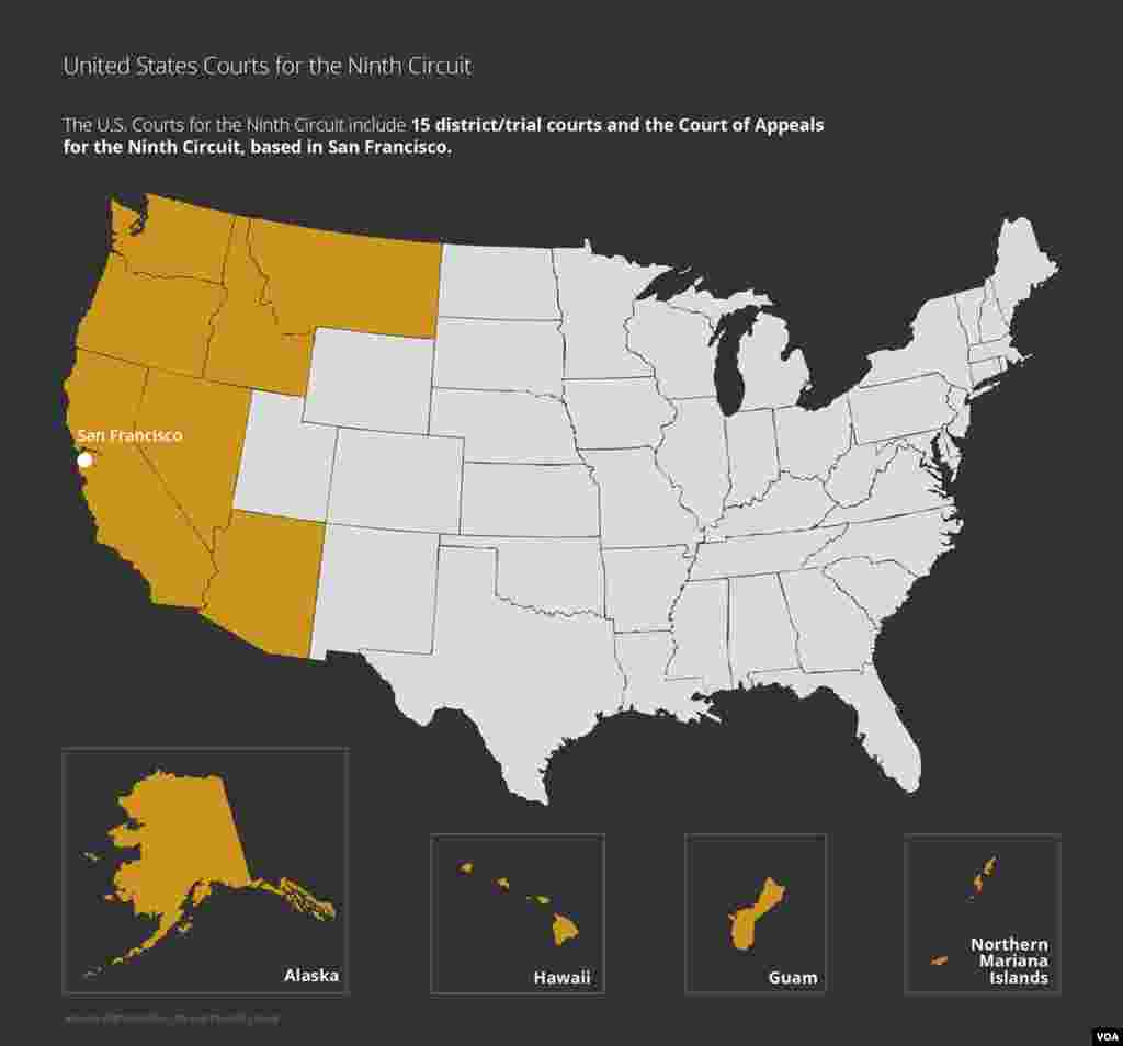 Courts Explainer: 9th Circuit Court Map