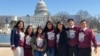Delegación de jóvenes soñadores llegaron a Washington, DC, desde California para contar sus historias a los legisladores durante la presentación de una nueva versión del Dream Act en la Cámara de Representantes. 
