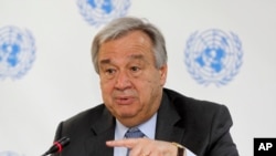 FILE - U.N. Secretary-General Antonio Guterres.