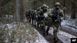 Литовські військові беруть участь в військових навчаннях НАТО, 2016