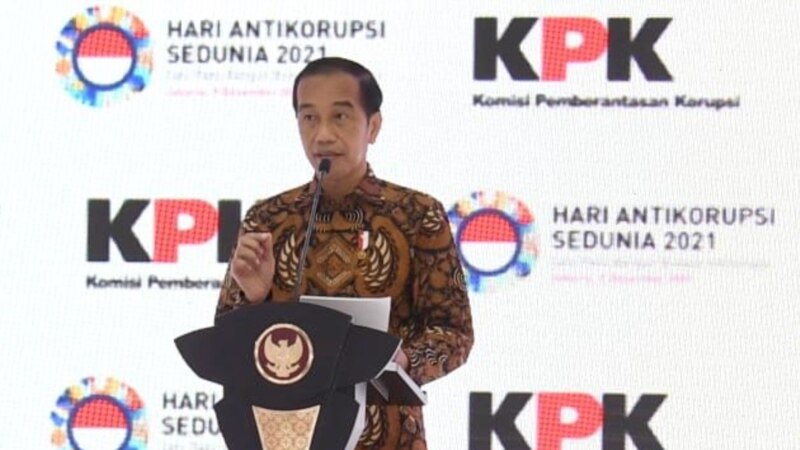 Jokowi: Masyarakat Tidak Puas Terhadap Upaya Pemberantasan Korupsi