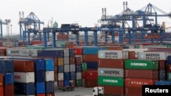 Container tại cảng ở thành phố Hồ Chí Minh, ngày 27 tháng 7, 2018.