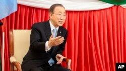 Le secrétaire général de l'ONU Ban Ki-moon