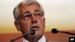 Chuck Hagel habló durante una cumbre sobre seguridad regional en Singapur.