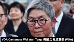 香港立法會前法律界議員吳靄儀 (攝影：美國之音湯惠芸）