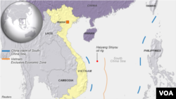 China, Vietnam oil rig dispute, near Paracel Islands
