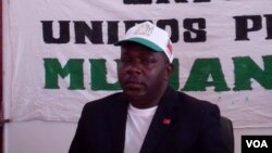 Secretario provincial da UNITA em Malanje António Pedro Magalhães