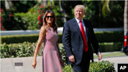 پرزیدنت دونالد ترامپ و همسرش ملانیا راهی مراسم عید پاک در فلوریدا شدند. 