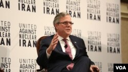 فرماندار اسبق فلوریدا و عضو نهاد اتحاد علیه ایران هسته‌ای جب بوش