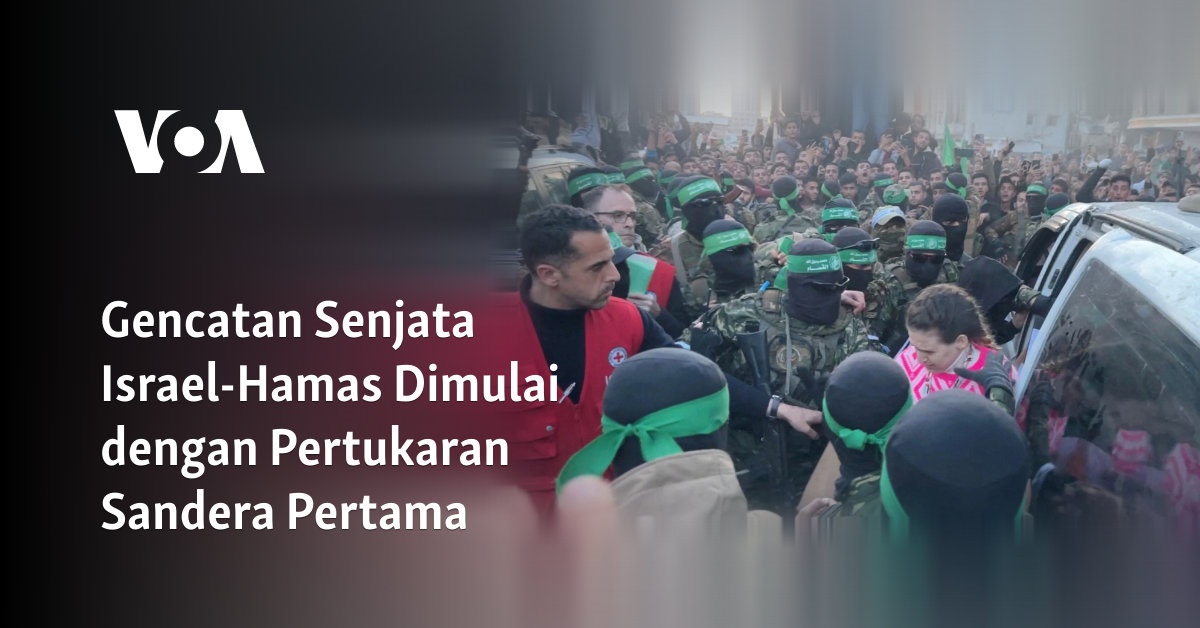 Gencatan Senjata Israel-Hamas Dimulai dengan Pertukaran Sandera Pertama