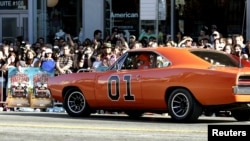 Uno de los Dodge Charger de 1969, que representaron al "General Lee" en la serie "Los duques de Hazard"