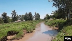 Nyamasaria Water Works in Kisumu, Kenya cleans water from the muddy Kibos River. (VOA/A. Khayesi)