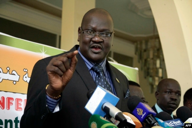 FILE - Ateny Wek Ateny, press secretary to South Sudan President Salva Kiir.