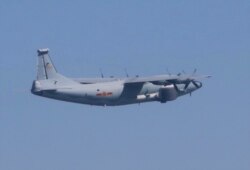 中共解放軍運-8遠乾機日前襲擾台灣。此為同型機。（台灣國防部提供）