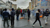 تصویری از اعتراضات مردم در ایران 