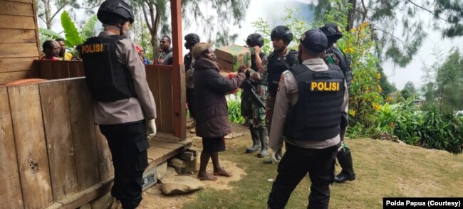 Situasi Papua setelah adanya kasus penembakan sebagai ilustrasi. (Foto: Courtesy/Polda Papua)