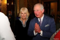 Pangeran Charles dan Camilla dari Inggris, Duchess of Cornwall menghadiri Commonwealth Reception di Marlborough House, London, Inggris 9 Maret 2020. (Foto: Aaron Chown via Reuters)