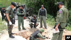 تھائی لینڈ: ہیلی کاپٹر گر کر تباہ ہونے سے تین فوجی ہلاک