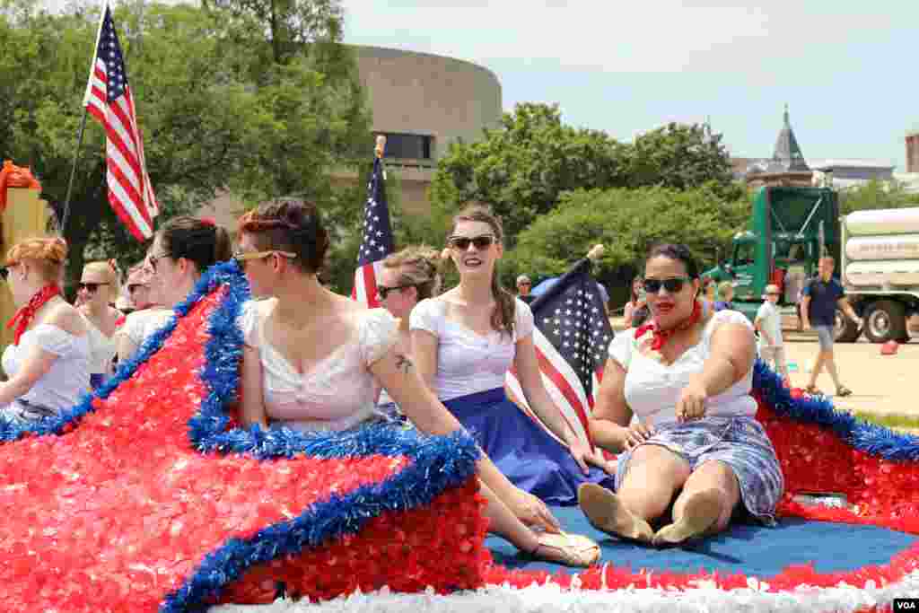 Парад в Вашингтоне по случаю Дня независимости США. 4 июля 2019