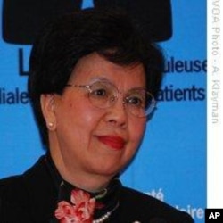 ທ່ານ​ນາງ Margaret Chan ຫົວໜ້າ​ ອົງການ​ອະນາ​ໄມ​ໂລກ