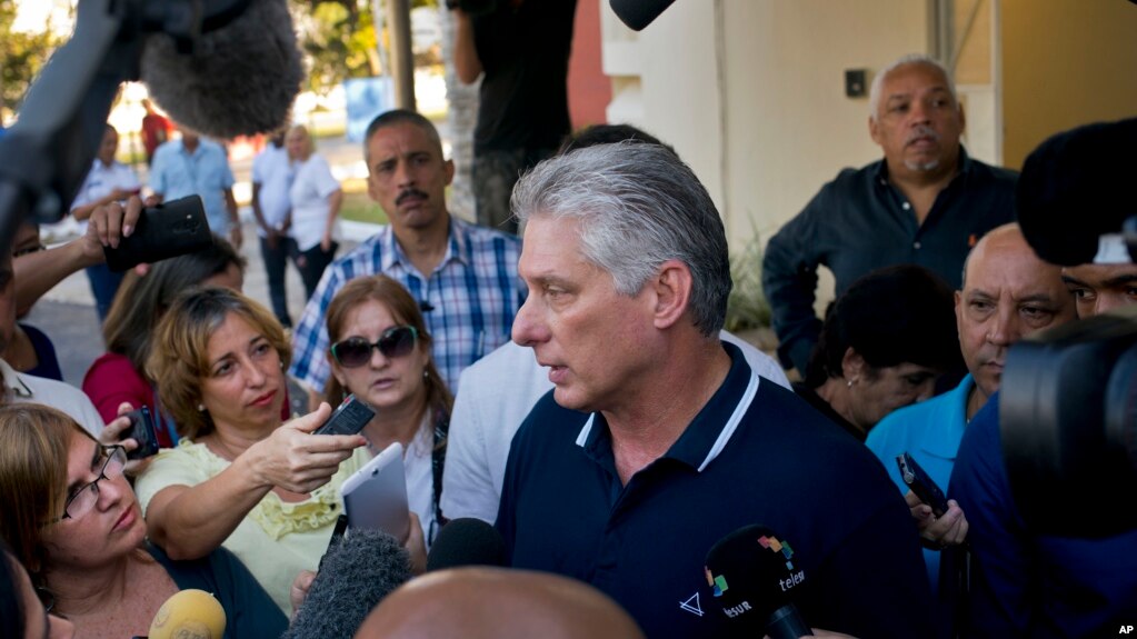 Chủ tịch Cuba Miguel Diaz-Canel.