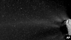 Вселенско летало на НАСА пресретна „снежна бура“ во близина на комета