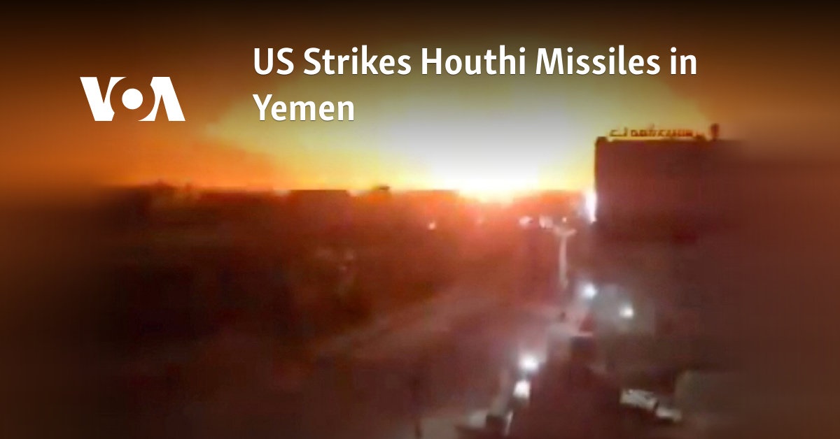 US Says Houthis Launched Missiles at American-Owned Tanker