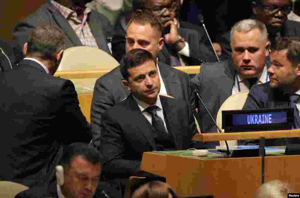 Ukrayna prezidenti Volodimir Zelenski BMT-nin Baş Assambleyasında 