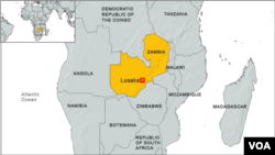 Map of Zambia