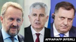 Bakir Izetbegović, Dragan Čović i Milorad Dodik
