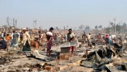 ဘာလုခါလီ ရိုဟင်ဂျာဒုက္ခသည်စခန်း မီးလောင်မှု ၁၅ ဦးထက်မနည်း သေဆုံး