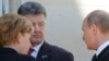 پوتین با رئیس جمهوری منتخب اوکراین ملاقات کرد