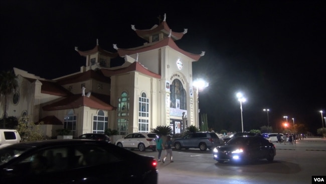 Giáo xứ Đức Mẹ La Vang ở Houston, Mỹ. Ảnh: G. Flakus/VOA.