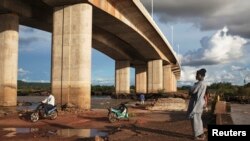 FILE - A bridge built by the China Gezhouba (Group) Corporation in Bamako, Mali, in 2011, one of many engineering projects conducted in Africa to realize the ‘Chinese Dream’. 